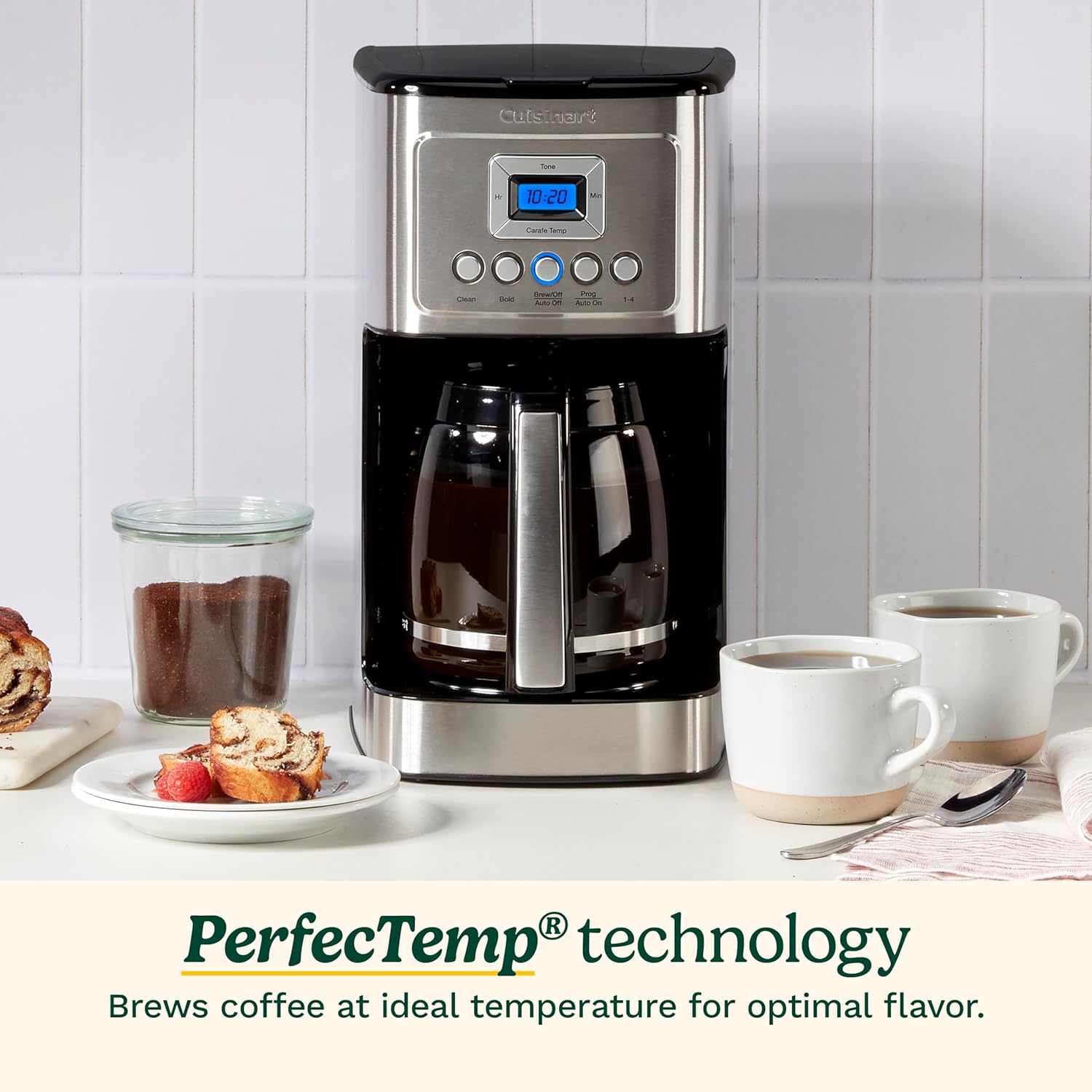 1759994351_Cuisinart-14-Cup-Coffee-Maker-Programmable-PerfecTemp-Glass-Carafe-Coffee-Machine-with-1-4-Cup-Setting-Brew-Strength-Control-and-Brew-Pause-Stainless-Steel-DCC-3200NAS.jpg Cuisinart 14-Cup Coffee Maker, Programmable PerfecTemp Glass Carafe Coffee Machine with 1-4 Cup Setting, Brew Strength Control and Brew Pause, Stainless Steel, DCC-3200NAS - Image 3