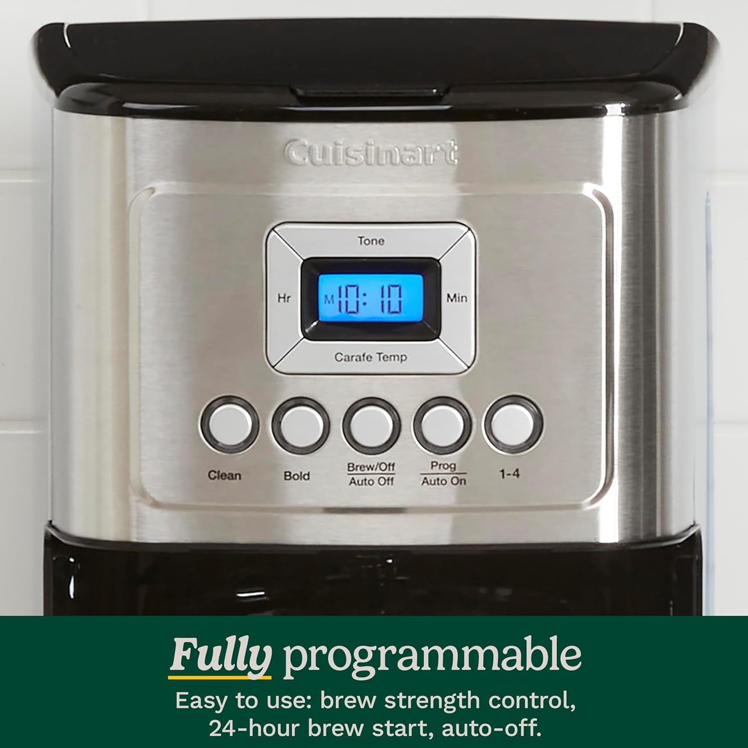 1759994353_Cuisinart-14-Cup-Coffee-Maker-Programmable-PerfecTemp-Glass-Carafe-Coffee-Machine-with-1-4-Cup-Setting-Brew-Strength-Control-and-Brew-Pause-Stainless-Steel-DCC-3200NAS.jpg Cuisinart 14-Cup Coffee Maker, Programmable PerfecTemp Glass Carafe Coffee Machine with 1-4 Cup Setting, Brew Strength Control and Brew Pause, Stainless Steel, DCC-3200NAS - Image 4