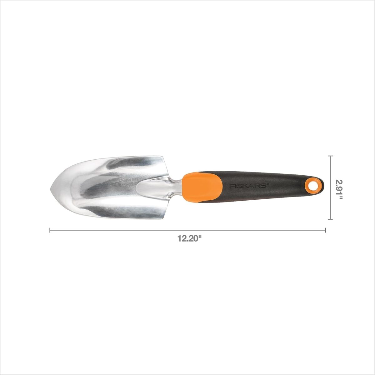 Fiskars Ergo Garden Trowel for Digging and Planting, Heavy Duty Gardening Hand Tool with Hanging Hole - Image 7