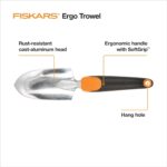 Fiskars Ergo Garden Trowel for Digging and Planting, Heavy Duty Gardening Hand Tool with Hanging Hole - Image 8