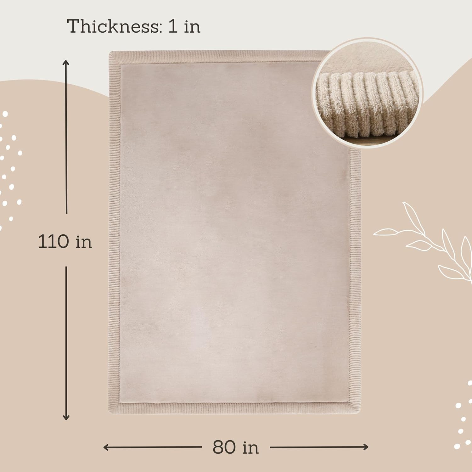 1760037460_Premium-Baby-Playmat-for-Floor-80-x-110-Beige-–-Cloudsoft-Coral-Velvet-Memory-Foam-Rug-for-Crawling-–-Non-Slip-Water-Resistant-Non-Toxic-Easy-Care-Muscle-Mat-–-Thick-Play-Mat-for-Baby.jpg Premium Baby Playmat for Floor 80" x 110" Beige – Cloudsoft Coral Velvet Memory Foam Rug for Crawling – Non-Slip, Water-Resistant, Non-Toxic, Easy-Care Muscle Mat – Thick Play Mat for Baby - Image 3