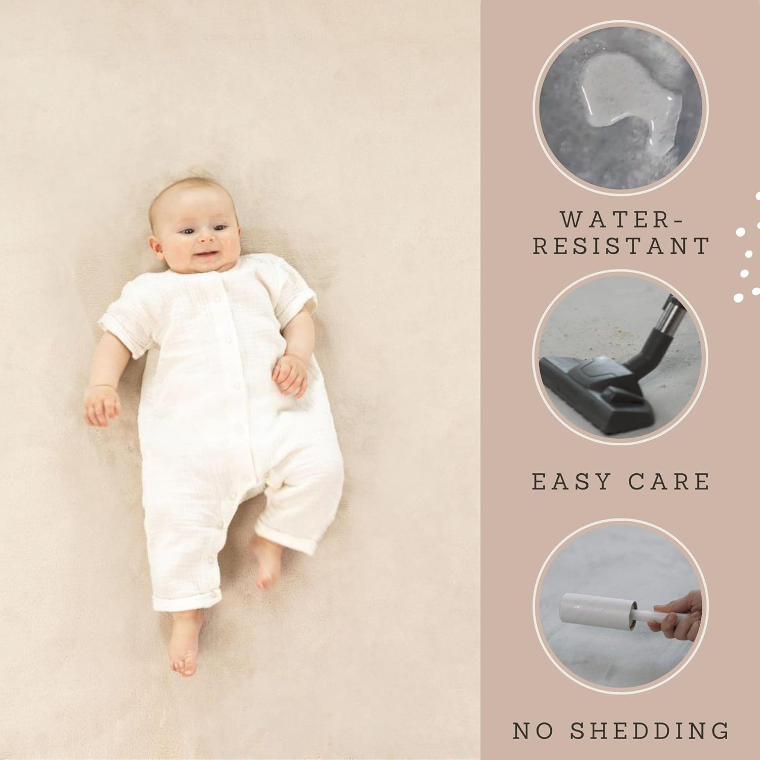 1760037464_Premium-Baby-Playmat-for-Floor-80-x-110-Beige-–-Cloudsoft-Coral-Velvet-Memory-Foam-Rug-for-Crawling-–-Non-Slip-Water-Resistant-Non-Toxic-Easy-Care-Muscle-Mat-–-Thick-Play-Mat-for-Baby.jpg Premium Baby Playmat for Floor 80" x 110" Beige – Cloudsoft Coral Velvet Memory Foam Rug for Crawling – Non-Slip, Water-Resistant, Non-Toxic, Easy-Care Muscle Mat – Thick Play Mat for Baby - Image 5
