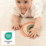 Premium Baby Playmat for Floor 80" x 110" Beige – Cloudsoft Coral Velvet Memory Foam Rug for Crawling – Non-Slip, Water-Resistant, Non-Toxic, Easy-Care Muscle Mat – Thick Play Mat for Baby - Image 7