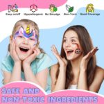 Professional Face Painting Kit for Kids Adults, Split Cake Face Paint Palette 12 x 10gm with Stencil, One Stroke Non Toxic Rainbow Face Body Paint Set Festival Makeup - Image 3