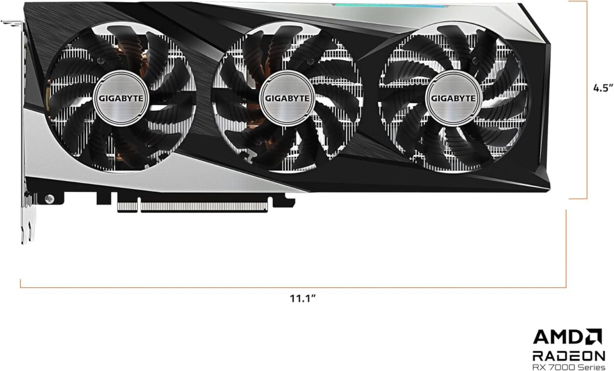GIGABYTE GV-R76GAMING OC-8GD Radeon RX 7600 Gaming OC 8G Graphics Card, 3X WINDFORCE Fans 8GB 128-bit GDDR6, Video Card - Image 10