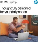 HP 17 inch Business Laptops Computer, 17.3" FHD Anti-Glare Display, AMD Ryzen 5 7430U, 32GB RAM, 1TB SSD, Windows 11 Pro, Wi-Fi 6, Numeric Keyboard, w/Accessories - Image 6