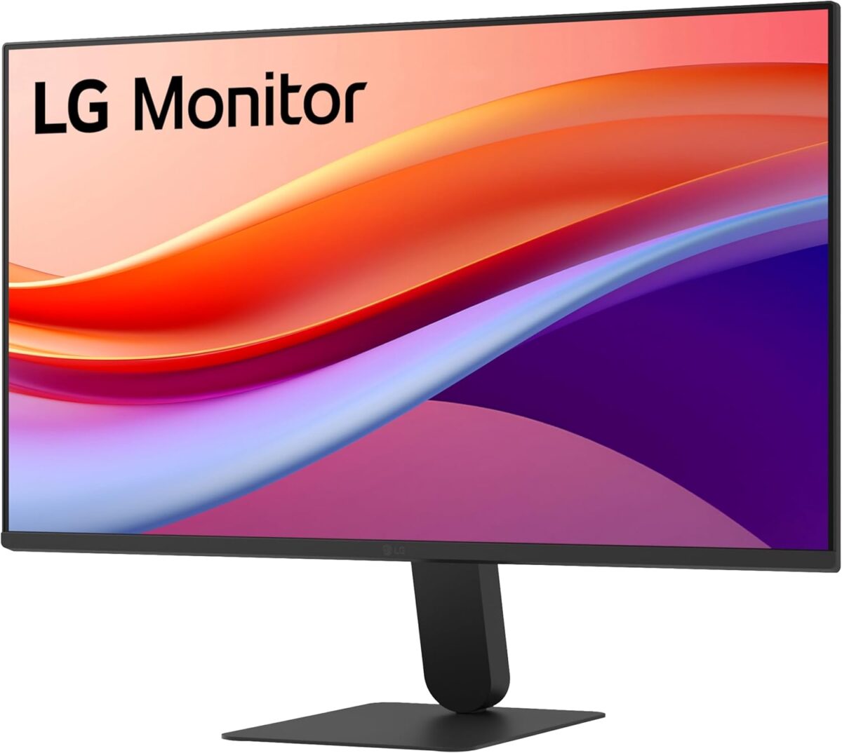 LG 24U411A-B 24-inch Full HD (1920 x 1080) IPS Computer Monitor, 120Hz, HDR10, Reader Mode, Flicker Safe, HDMI, Slim Stand Base, Black - Image 4