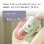 Owlet Dream Sock® - FDA-Cleared Smart Baby Monitor - Track Live Pulse (Heart) Rate, Oxygen in Infants - Receive Notifications - Image 3
