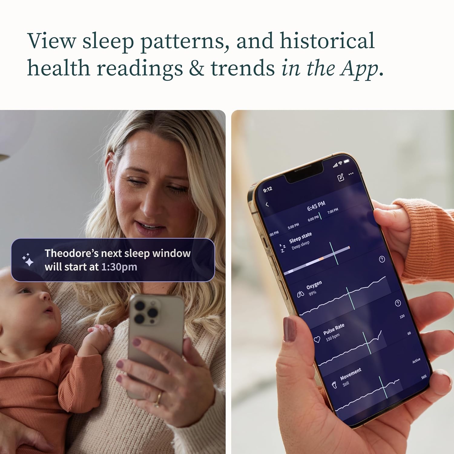1760044001_Owlet-Dream-Sock®-FDA-Cleared-Smart-Baby-Monitor-Track-Live-Pulse-Heart-Rate-Oxygen-in-Infants-Receive-Notifications.jpg Owlet Dream Sock® - FDA-Cleared Smart Baby Monitor - Track Live Pulse (Heart) Rate, Oxygen in Infants - Receive Notifications - Image 5