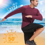 MLYENX 7 Pack Long Sleeve Shirts for Men UPF 50+ UV Sun Protection Quick Dry Moisture Wicking Workout Tee Shirts - Image 3