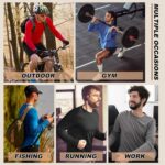 MLYENX 7 Pack Long Sleeve Shirts for Men UPF 50+ UV Sun Protection Quick Dry Moisture Wicking Workout Tee Shirts - Image 6