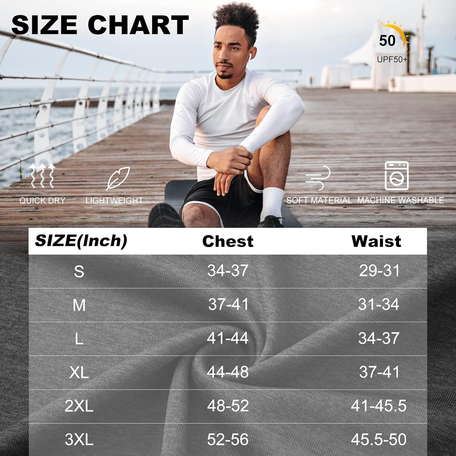 1760044629_MLYENX-7-Pack-Long-Sleeve-Shirts-for-Men-UPF-50-UV-Sun-Protection-Quick-Dry-Moisture-Wicking-Workout-Tee-Shirts.jpg MLYENX 7 Pack Long Sleeve Shirts for Men UPF 50+ UV Sun Protection Quick Dry Moisture Wicking Workout Tee Shirts - Image 7
