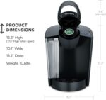 Keurig K-Classic Single Serve K-Cup Pod Coffee Maker, with 3 Brew Sizes, 48oz Removable Reservoir, Black - Image 5
