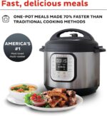 Instant Pot IP-DUO60 7-in-1 Multi-Functional Pressure Cooker, 6Qt/1000W with Instant Pot Tempered Glass Lid - Image 4