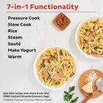 Instant Pot IP-DUO60 7-in-1 Multi-Functional Pressure Cooker, 6Qt/1000W with Instant Pot Tempered Glass Lid - Image 5
