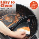 TWIN™ Electric Hot Pot with Divider | EvenHeat Cast Aluminum Non-Stick Pot for No-Spot Cooking | 1500W Fast Heating | 4.5QT Dual-Flavor Shabu Shabu Pot for Family Use | 1-Yr Warranty - Image 8
