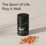 Sports Research® Vitamin D3 + K2 w/ Coconut Oil - Vegan Vitamin D 5000iu & Mk7 Vitamin K 100mcg for Bone & Immune Support - Vegan Certified · Non-GMO · Soy Free - 60 Softgels - Image 8