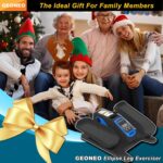 Under Desk Elliptical Machine, Electric Ellipse Leg Exerciser for Senior, Quiet and Compact Electric Seated Pedal for Home with Display Monitor, Remote Control and 12 Adjustable Speeds - Image 9