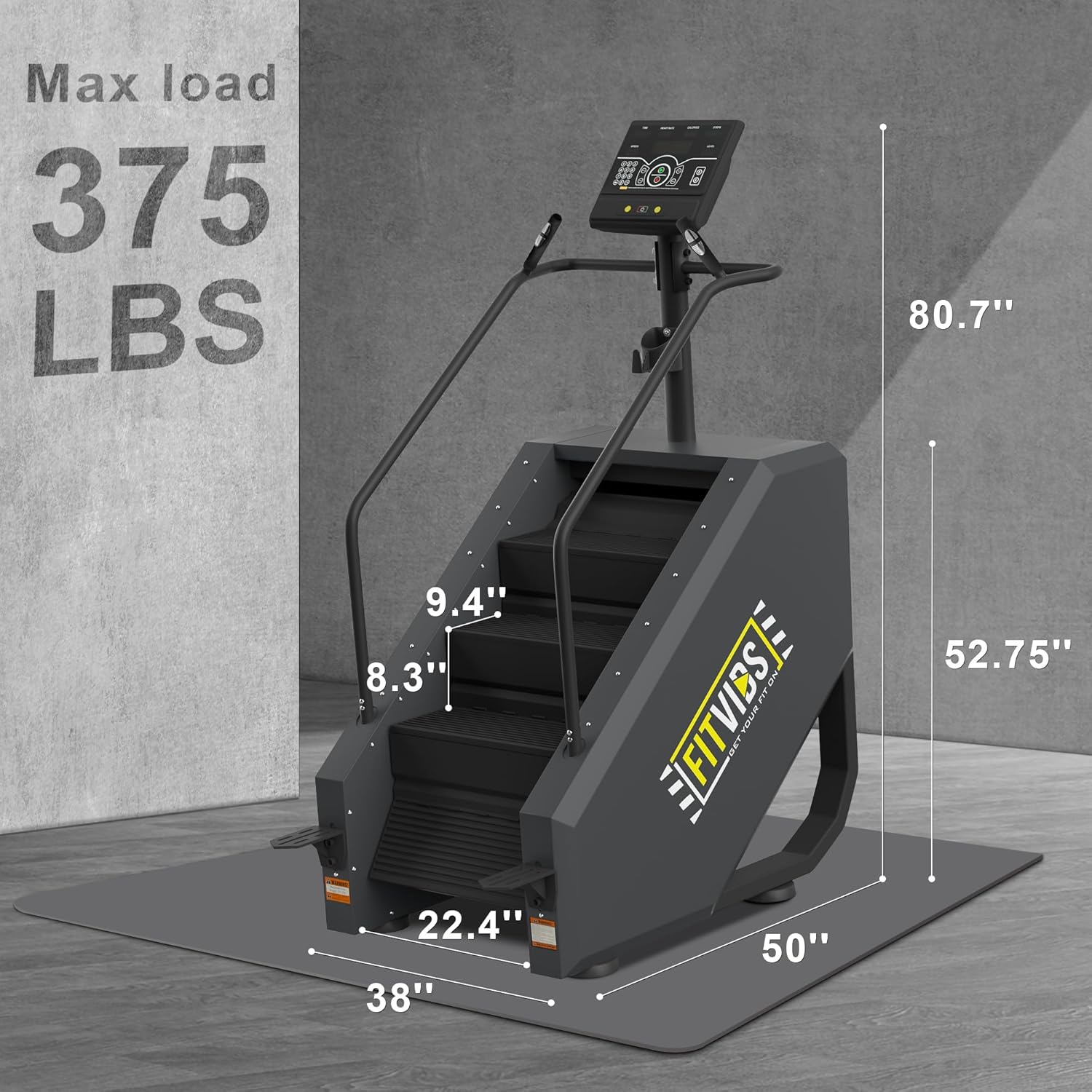 1760122227_Fitvids-Stair-Stepper-Machine-Continuous-Climbing-Stair-Machine-Commercial-Grade-Stair-Stepping-Machine-for-Cardio-and-Lower-Body-Workouts.jpg Fitvids Stair Stepper Machine, Continuous Climbing Stair Machine, Commercial Grade Stair Stepping Machine for Cardio and Lower Body Workouts - Image 3