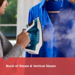 BLACK+DECKER Easy Steam Compact Iron, IR06V, Dual Position Cord, TrueGlide Non-Stick Soleplate, Vertical Steam, SmartSteam - Image 7
