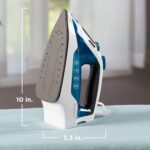BLACK+DECKER Easy Steam Compact Iron, IR06V, Dual Position Cord, TrueGlide Non-Stick Soleplate, Vertical Steam, SmartSteam - Image 9