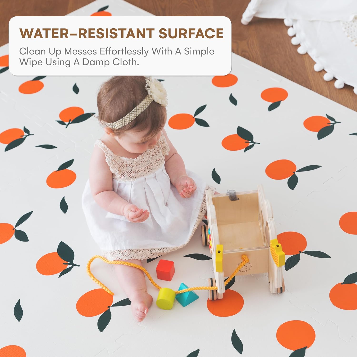 1760124141_Childlike-Behavior-Baby-Play-Mat-72x48-Inch-Tummy-Time-Mat-6-Piece-Interlocking-Foam-Floor-Tiles-for-Toddlers-Soft-Waterproof-for-Floor-Play-and-Crawling-Oranges.jpg Childlike Behavior Baby Play Mat - 72x48-Inch Tummy Time Mat - 6-Piece Interlocking Foam Floor Tiles for Toddlers - Soft Waterproof for Floor Play and Crawling - Oranges - Image 7