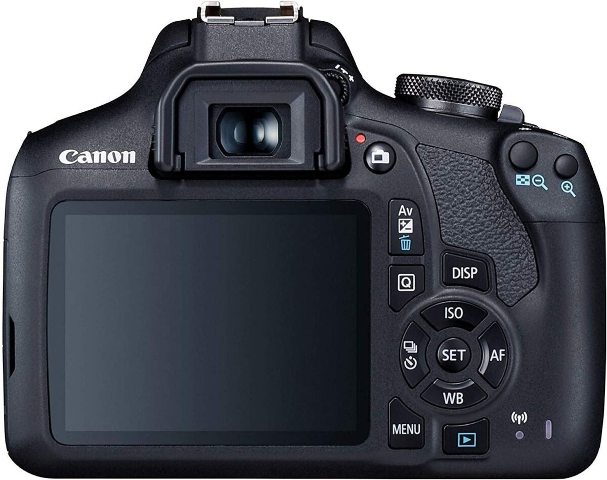 Canon EOS 2000D / Rebel T7 DSLR Camera with 18-55mm Lens + Creative Filter Set, EOS Camera Bag + Sandisk Ultra 64GB Card + Electronics Cleaning Set, and More (International Model) (Renewed) - Image 4