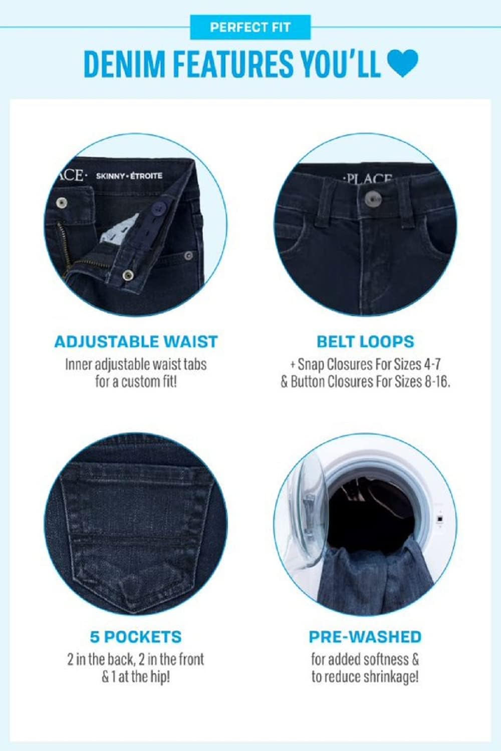 1760125940_The-Childrens-Place-Baby-Boys-and-Toddler-Straight-Leg-Jeans.jpg The Children's Place Baby Boys' and Toddler Straight Leg Jeans - Image 7