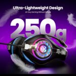 Gaming Headset for PC, Ps5, Switch, Mobile, Gaming Headphones for Nintendo with Noise Canceling Mic, Deep Bass Stereo Sound - Image 5