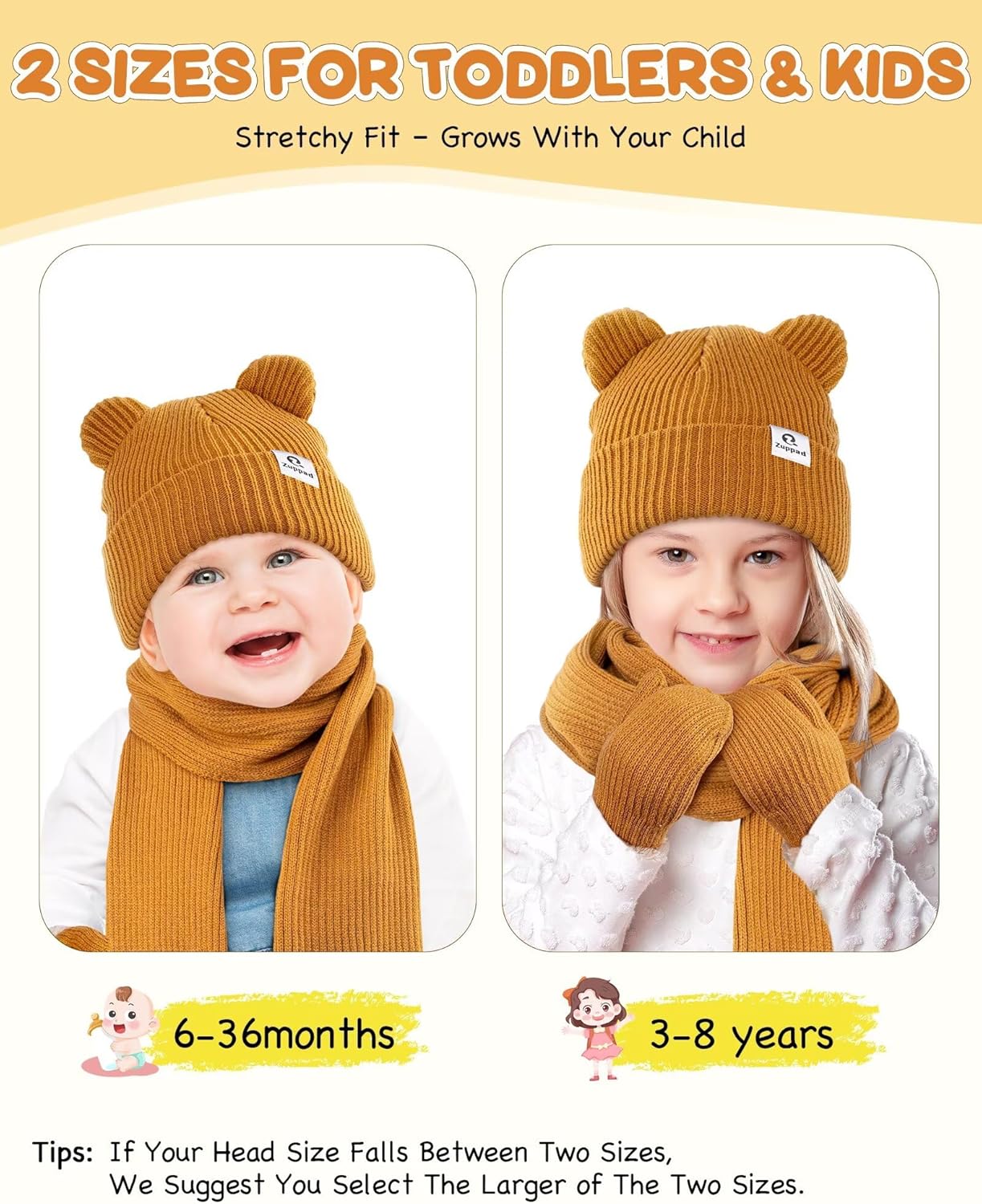 1760130776_Baby-Beanie-Mittens-Scarf-SetToddler-Infant-Kids-Winter-Hat-with-Bear-Ear-Thermal-Gloves-Neck-Warmer-Set-for-Girls-Boys.jpg Baby Beanie Mittens Scarf Set,Toddler Infant Kids Winter Hat with Bear Ear Thermal Gloves Neck Warmer Set for Girls Boys - Image 7