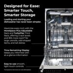 Kenmore Elite 24" Built-in Stainless Steel Tub Dishwasher TotalFlex 3rd, SmartWash, UltraWash, TurboDry, MoreSpace Plus Adjustable Rack, Energy Star Certified, Black - Image 6