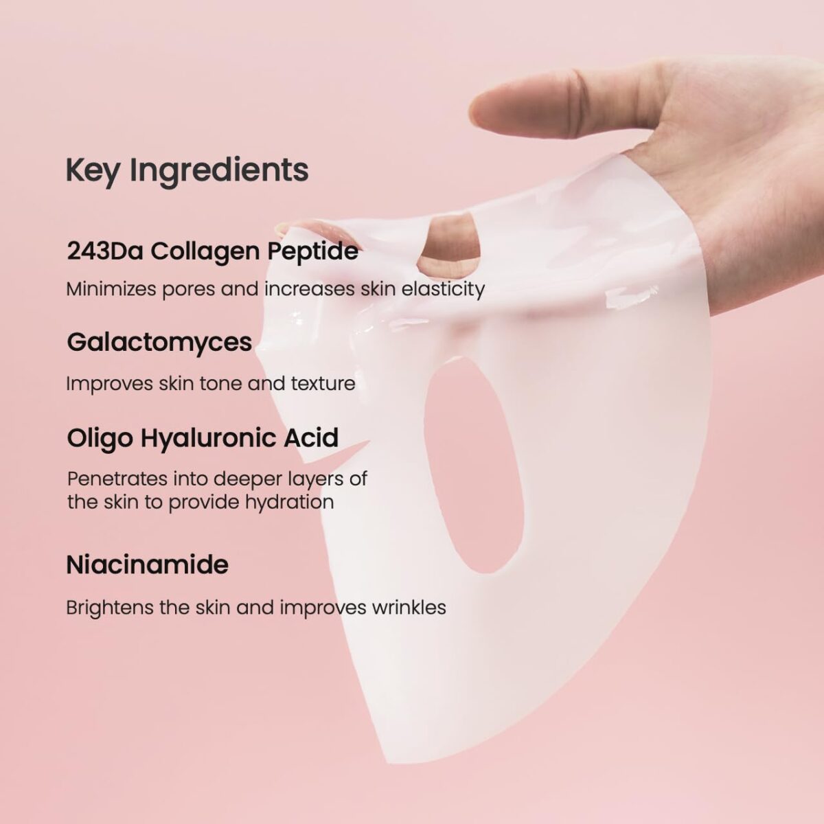 BIODANCE Bio-Collagen Real Deep Mask, Hydrating Overnight Hydrogel Mask, Pore Minimizing, Elasticity, Plumping Improvement, Korean Skincare, Stocking Stuffers for Teen Girls | 1.19oz(34g) x 4ea - Image 7