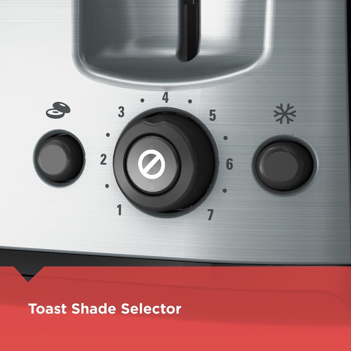 BLACK+DECKER 4-Slice Toaster, Extra Wide Slots, 7 Shade Settings, 1400 Watts, Frozen and Bagel Buttons, Toast Shade Selector, Extra Lift - Image 3