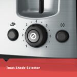 BLACK+DECKER 4-Slice Toaster, Extra Wide Slots, 7 Shade Settings, 1400 Watts, Frozen and Bagel Buttons, Toast Shade Selector, Extra Lift - Image 3
