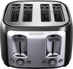 BLACK+DECKER 4-Slice Toaster, Extra Wide Slots, 7 Shade Settings, 1400 Watts, Frozen and Bagel Buttons, Toast Shade Selector, Extra Lift - Image 8