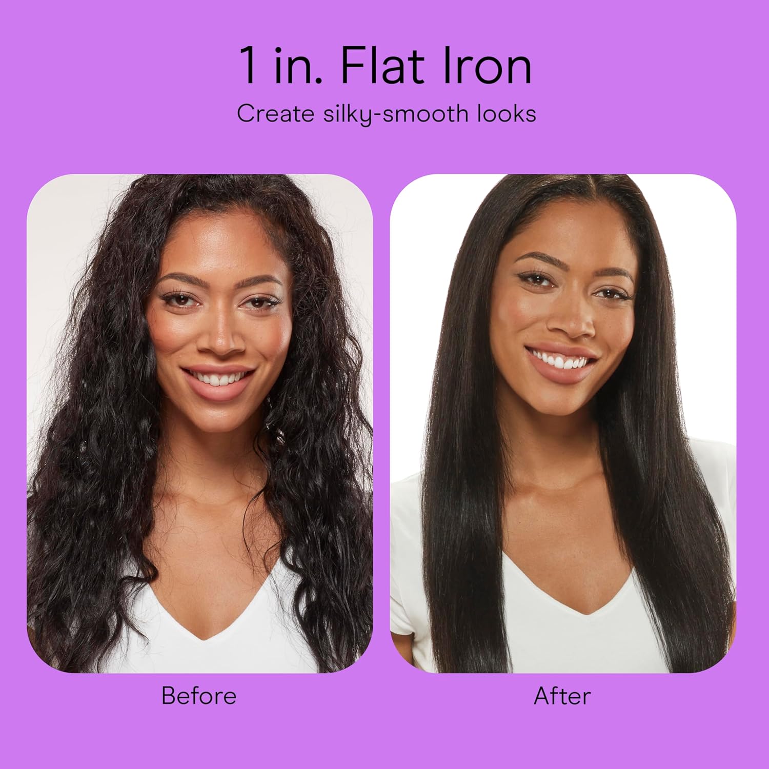1760167366_Conair-Double-Ceramic-Flat-Iron-1-Inch-Flat-Iron-Hair-Straightener-with-Claw-Clip-5-Heat-Settings-Extra-Long-Floating-Plates-White.jpg Conair Double Ceramic Flat Iron, 1-Inch Flat Iron Hair Straightener with Claw Clip, 5 Heat Settings, Extra-Long Floating Plates, White - Image 10