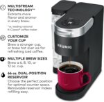 Keurig K-Supreme Single Serve K-Cup Pod Coffee Maker, MultiStream Technology, 4 Brew Sizes, 66oz Dual-Position Removable Reservoir, Black - Image 3