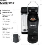 Keurig K-Supreme Single Serve K-Cup Pod Coffee Maker, MultiStream Technology, 4 Brew Sizes, 66oz Dual-Position Removable Reservoir, Black - Image 10