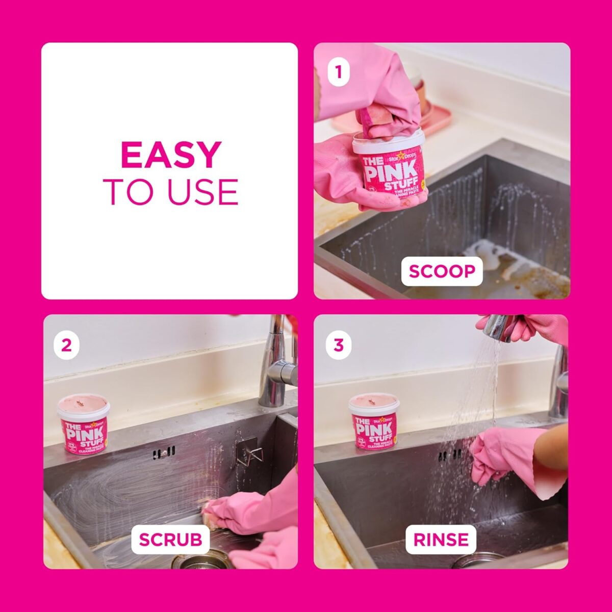 Stardrops - The Pink Stuff - The Miracle All Purpose Cleaning Paste - Image 5