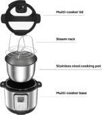 Instant Pot Duo Plus 9-in-1 Electric Pressure Cooker, Slow Cooker, Rice Cooker, Steamer, Sauté, Yogurt Maker, Warmer & Sterilizer, Includes App With Over 800 Recipes, Stainless Steel, 3 Quart - Image 8