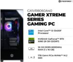 CyberPowerPC Gamer Xtreme VR Gaming PC, Intel Core i5-13400F 2.5GHz, GeForce RTX 5060 8GB, 16GB DDR5, 1TB PCIe 4.0 SSD, WiFi Ready & Windows 11 Home (GXiVR8060A40) - Image 3