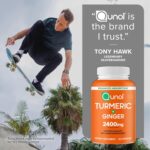 Qunol Turmeric Curcumin with Black Pepper & Ginger, 2400mg Turmeric Extract with 95% Curcuminoids, Extra Strength Supplement, Enhanced Absorption, Joint Support Supplement, 105 Count - Image 11
