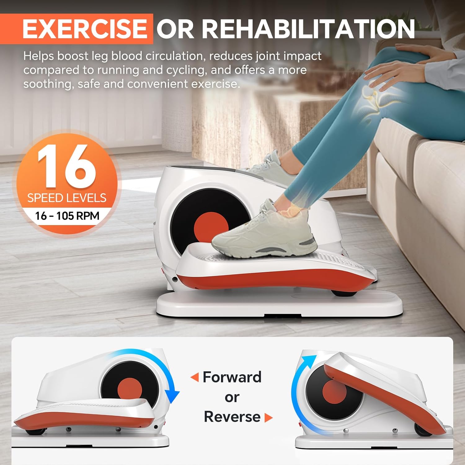 1760207958_2025-New-Under-Desk-Elliptical-Machine-Electric-Ellipse-Leg-Exerciser-Pro-As-Seen-On-TV-with-16-Adjustable-Speed-Quiet-and-Fully-Assembled-with-Remote-Control-Non-Slip-Foot-Straps.jpg 2025 New Under Desk Elliptical Machine, Electric Ellipse Leg Exerciser Pro As Seen On TV with 16 Adjustable Speed, Quiet and Fully Assembled with Remote Control & Non-Slip Foot Straps - Image 3