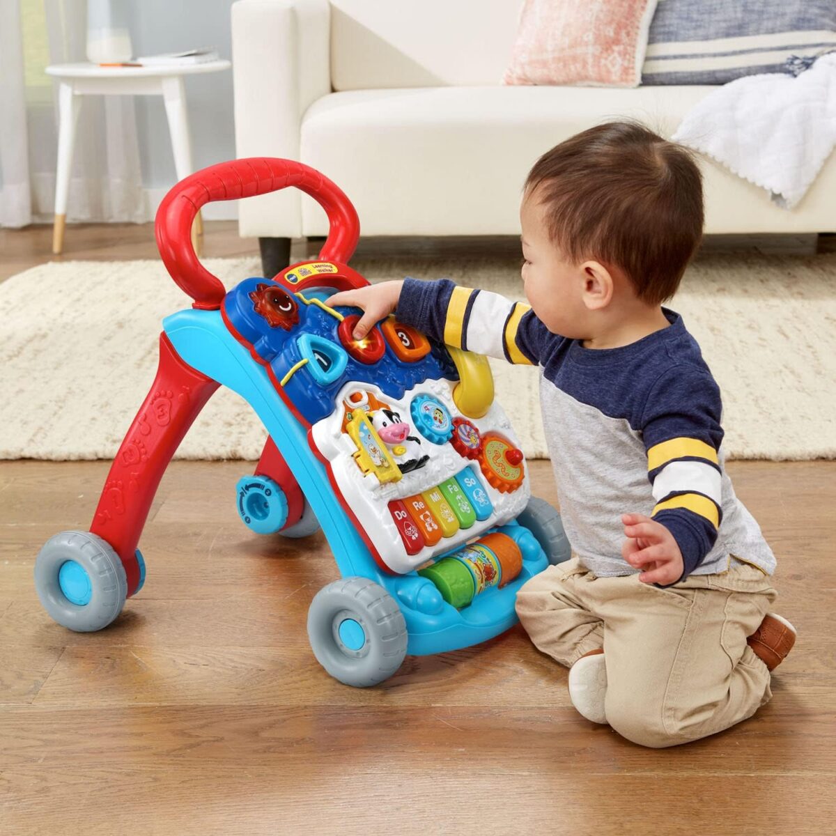 VTech Sit-to-Stand Learning Walker (Frustration Free Packaging), Blue - Image 6