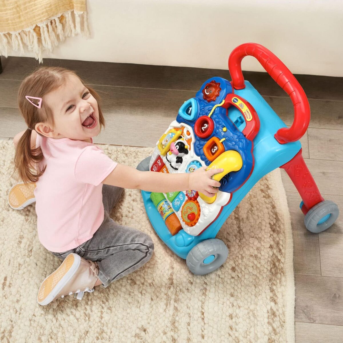 VTech Sit-to-Stand Learning Walker (Frustration Free Packaging), Blue - Image 7