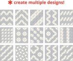 Skip Hop Baby Play Mat, Interlocking Foam Floor Tiles, 70" x 56", Playspot, Grey/Cream - Image 5