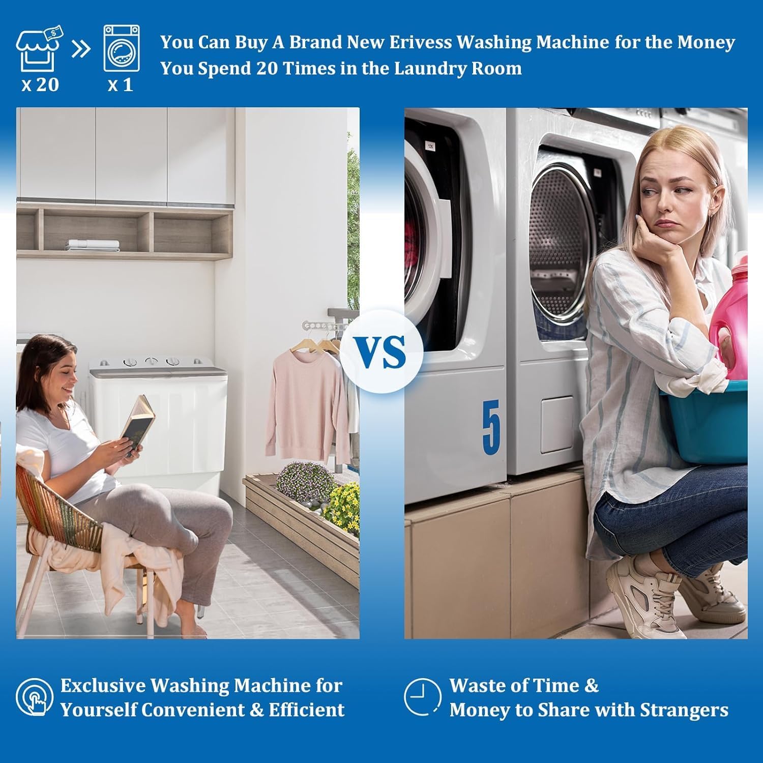 1760211169_Portable-Twin-Tub-18lbs-Washing-Machine-with-Drying-Rack-and-10-Hangers-11lbs-Washer-Mini-Compact-Laundry-Machine-with-7lbs-Spinner-Semi-automatic-Washer-Combo-for-Dorms-Apartment.jpg Portable Twin Tub 18lbs Washing Machine with Drying Rack and 10 Hangers, 11lbs Washer Mini Compact Laundry Machine with 7lbs Spinner, Semi-automatic Washer Combo for Dorms, Apartment - Image 4