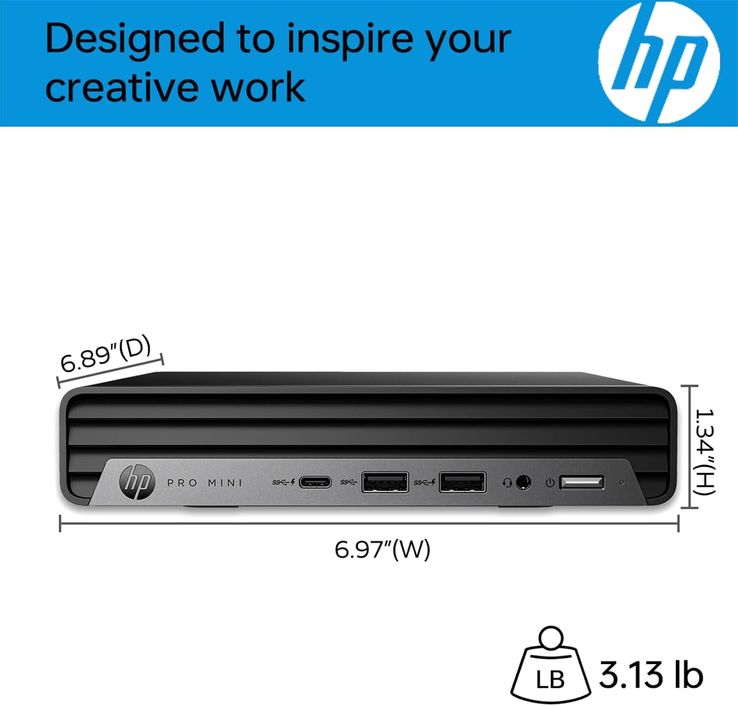 1760216307_HP-Pro-400-G9-Mini-PC-Desktop-Computer-Intel-CPU-16GB-DDR5-RAM-256GB-PCIe-SSD-Triple-4K-Display-Support-USB-C-Ultra-Quiet-Design-Bluetooth-5.2-WiFi-6-Keyboard-and-Mouse-Windows-11-Pro.jpg HP Pro 400 G9 Mini PC Desktop Computer, Intel CPU, 16GB DDR5 RAM, 256GB PCIe SSD, Triple 4K Display Support, USB-C, Ultra-Quiet Design, Bluetooth 5.2, WiFi 6, Keyboard and Mouse, Windows 11 Pro - Image 5
