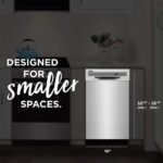 FRIGIDAIRE 18 in. ADA Compact Front Control Dishwasher in Stainless Steel with Dual Spray Arms, 52 dBA, includes room-of-choice delivery - Image 3