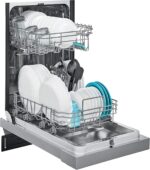 FRIGIDAIRE 18 in. ADA Compact Front Control Dishwasher in Stainless Steel with Dual Spray Arms, 52 dBA, includes room-of-choice delivery - Image 8